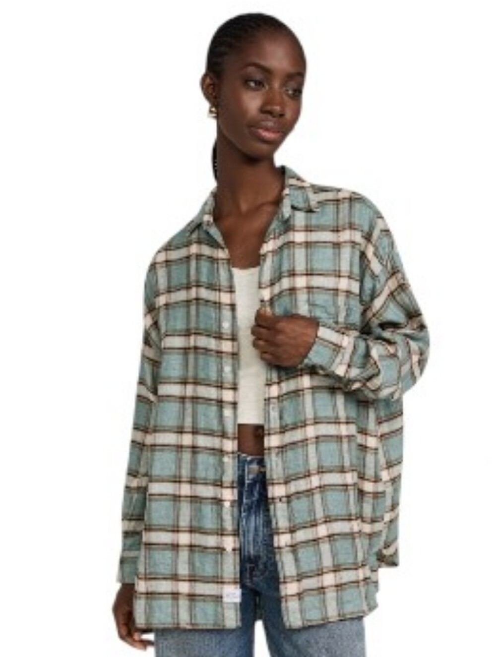 Frank & Eileen Oversized Button Up Shirt